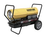 Master Industrial 215,000 BTU Kerosene Diesel Forced Air Heater with Thermostat - 215TMHD-KFA