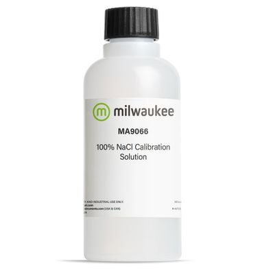 Milwaukee 100% NaCl Conductivity Calibration Solution - 230 ml Bottle - MA9066
