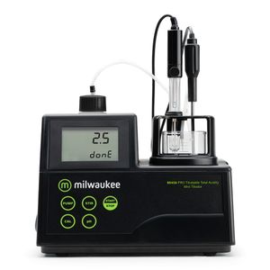 Milwaukee Mi456 Mini-titrator for the determination of TITRATABLE TOTAL ACIDITY for wine analysis Milwaukee Mi456 Mini-titrator for the determination of TITRATABLE TOTAL ACIDITY for wine analysis