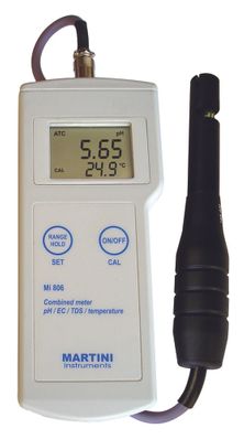 Milwaukee Mi806 pH / Conductivity / TDS / Temperature Professional Portable Meter