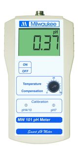 Milwaukee MW101 Standard Portable pH Meter with 0.01 pH Resolution Milwaukee MW101 Standard Portable pH Meter with 0.01 pH Resolution
