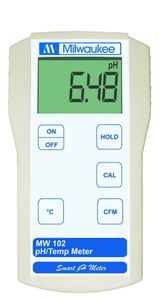 Milwaukee MW102 Standard Portable pH / Temperature Meter Milwaukee MW102 Standard Portable pH / Temperature Meter