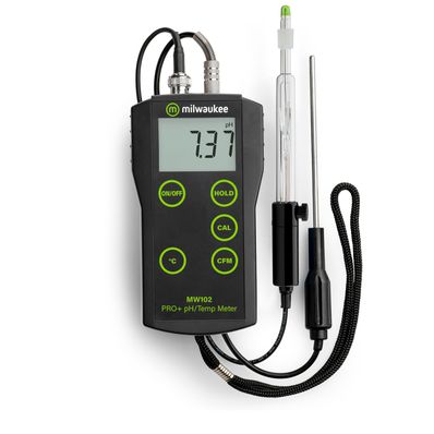 Milwaukee MW102 WINE KIT PRO+ 2-in-1 pH and Temperature Meter for Wine