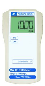 Milwaukee MW401 Standard Portable TDS Meter (range: from 0 to 1990 mg/L) Milwaukee MW401 Standard Portable TDS Meter (range: from 0 to 1990 mg/L)