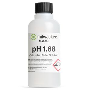 Milwaukee pH 1.68 @ C/77 F Calibration Buffer Solution: accuracy +/- 0.01 pH - 230 ml - MA9001
