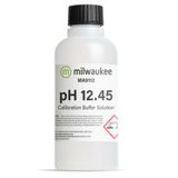 Milwaukee pH 12.45 Calibration Buffer Solution @ 25 C : accuracy +/- 0.01 pH - 230 ml - MA9112