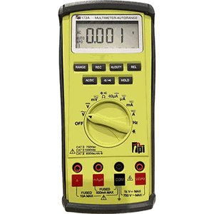 TPI 173A Autoranging DMM with boot, test leads, battery and manual TPI 173A Autoranging DMM with boot, test leads, battery and manual