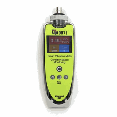 TPI 9071 Smart VIbration Meter with cabled accelerometer