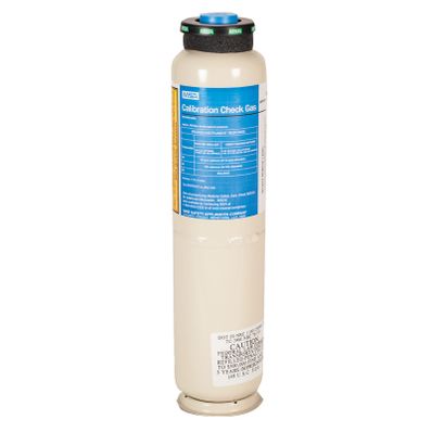 MSA 100L RP Cylinder, 60 PPM CO, 15% O2, 1.45% CH4 - 478191