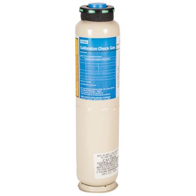 MSA 116L Calibration Gas Cylinder, 1.45% CH4, 15 O2, 60 CO, 20 H2S, 2.5 CO2 - 10150606