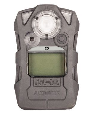 MSA Altair 2X Single Gas Detector, CO-H2 (25, 100), Charcoal - 10154185