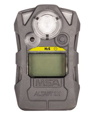 MSA Altair 2XT Two-Tox Gas Detector, SO2/H2S-LC (SO2: 2, 5; H2S: 10, 15), Charcoal - 10153985