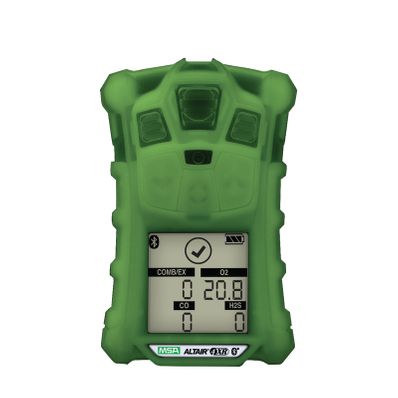 MSA Altair 4XR Multigas Detector, (LEL, O2, H2S & CO), Glow-in-the-dark Case, Global Charger - 10178571