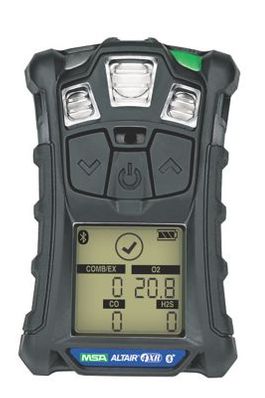 MSA Altair 4XR Multigas Detector: LEL, O2, H2S & CO with 4-gas Cylinder, Regulator & ALTAIR Pump Probe - 10178357
