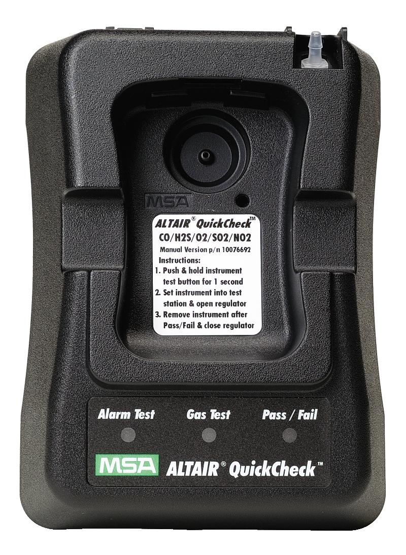 Msa altair quickcheck automated test station manual regulator o2 co