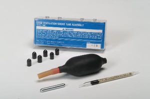 MSA Glass Smoke Tubes with Bulb, 6 Caps, 2 Tubes - 5607