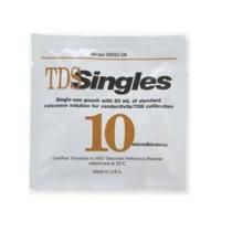 Oakton 10 S Conductivity/TDS "Singles" Calibration Solution Pouch, 20 Pouches each with 20 mL of Solution - WD-35653-09