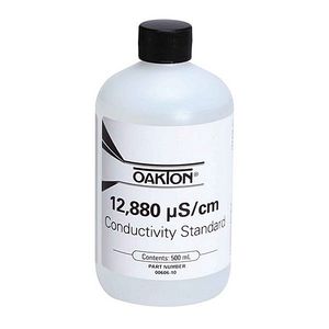 Oakton 12,880 S Conductivity/TDS Calibration Solution 500 mL (1-pint) Bottle - WD-00606-10
