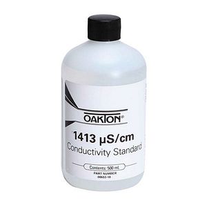 Oakton 1413 S Conductivity/TDS Calibration Solution 500 mL (1-pint) Bottle - WD-00653-18