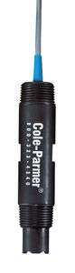 Oakton Cole-Parmer Tuff-Tip, Semi-Dome 1" In-Line/Sub pH, Graphite, 1kOhm Spade Lug ATC - WD-27020-66