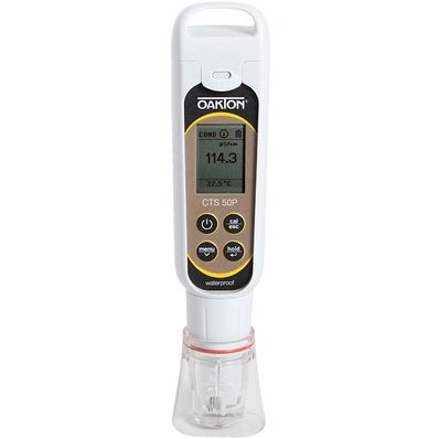 Oakton CTSTestr™ 50P Pin-Style Waterproof Pocket Conductivity/TDS/Salinity Tester, Premium 50 Series - WD-35634-55