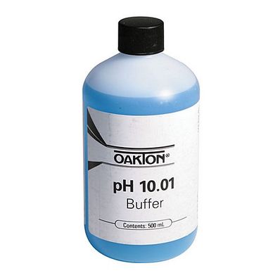 Oakton pH 10.00 Calibration Buffer Solution 500 mL (1-pint) Bottle - WD-00654-08