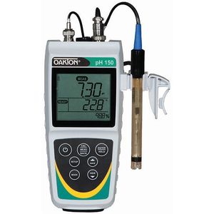 Oakton pH 150 Portable Waterproof pH Meter and Electrode - WD-35614-30 Oakton pH 150 Portable Waterproof pH Meter and Electrode - WD-35614-30