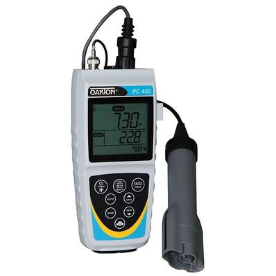 Oakton pH/CON 450 Portable Waterproof pH/CON Meter with NIST Certification - WD-35630-34