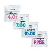 Oakton "Singles" Buffer Solution Pouches Assortment Pack, pH 4.01, 7.00, 10.00, and Deionized Rinse Water. 5 Pouches of Each Solution, 20 Pouches Total - WD-35653-04