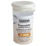 Oakton Traceable One-Shot Buffer Solution, Clear, pH 7.000; 6 x 100 mL Vials - WD-00655-32