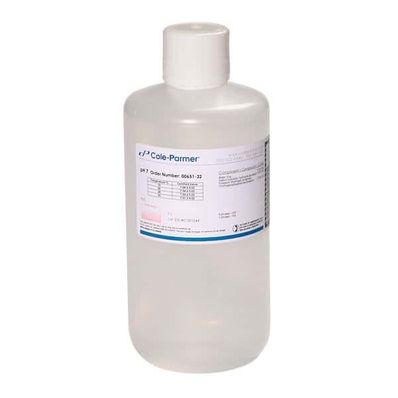 Oakton Traceable pH Standard Buffer with Calibration, Clear, pH 7, 1000 mL - WD-00651-32