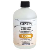 Oakton Traceable pH Standard Buffer with Calibration, Clear, pH 7; 500 mL - WD-00651-02