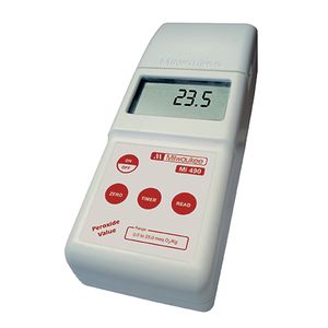 Milwaukee Mi490 Photometer for the determination of PEROXIDE VALUE in the process of oil making