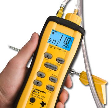 Fieldpiece Combustion Checker with Auto Pump - SOX3