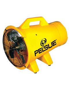 Pelsue Axial Blower, Plastic Housing, 1/4HP, 12 Volt DC - 1400P
