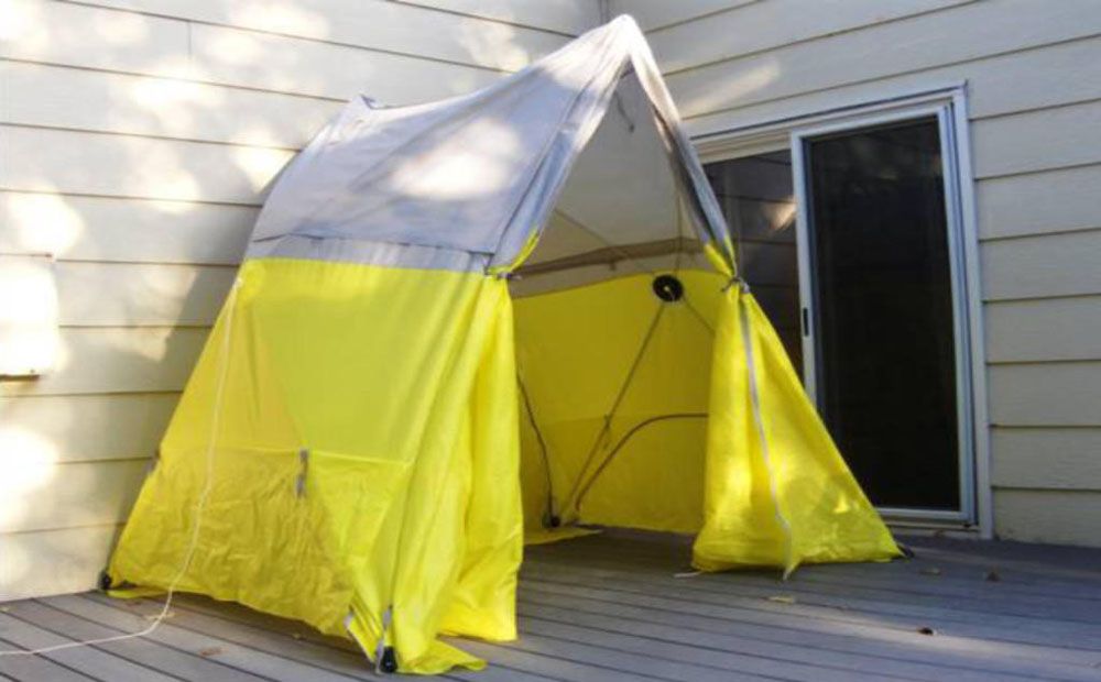 gazelle t4 zelt Hub Tent Indoor Hydroponics Webbing Color:Black in gear pockets Tennessee Hiking Club