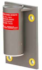 Pelsue Wall Mounted Plate/Sleeve, Powder Coated Steel - DSP-W1 Pelsue Wall Mounted Plate/Sleeve, Powder Coated Steel - DSP-W1