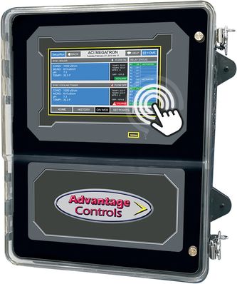 Quantrol Advantage MegaTron Touch Single Tower Controller, Conductivity, 3 Timers, Flow Swith, 4-20mA In - MTCF3E-N4