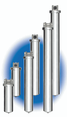 Quantrol Single 10" Cartridge Housing, 304SS - QFP1X10-3/4 Quantrol Single 10" Cartridge Housing, 304SS - QFP1X10-3/4