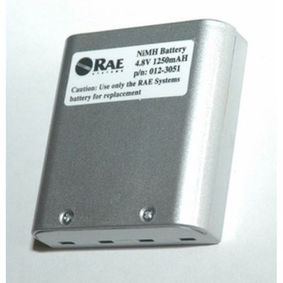 RAE Systems Rechargeable Li-Ion Battery Pack, 4.8 V, 1250 mAh - 012-3051-000E