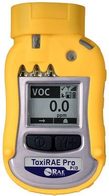 RAE Systems ToxiRAE Pro PID Personal Monitor - 10.6 eV PID Lamp, Wireless, Rechargeable Battery, Rubber Boot - G02-B014-000