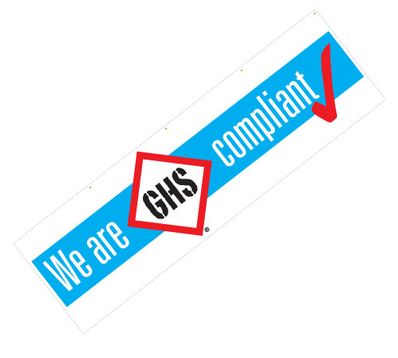 GHS Safety Banner 3' x 10' - GHS1035
