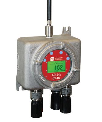 RKI Instruments AirLink 6940NXP Quad Transmitter for 2 sensors, non explosion proof, AC powered, wireless 900 MHz radio, sensor assemblies selection needed - 74-429NXP