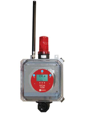 RKI Instruments AirLink 7530 Relay Module, 32 wireless channels with 100-240 VAC power, 2.4 GHz radio, non explosion proof - 66-7530-2N-A