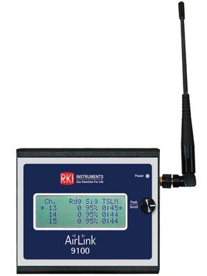 RKI Instruments AirLink 9100 Signal Strength Meter, 2.4 GHz radio, Li-Ion batteries - 74-9100-2