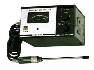 RKI Instruments GP-226 Auto Sample Draw LEL Monitor with Alarm, Ni-Cads & Charger (115 VAC), Isobutane Calibration - GP-226-01