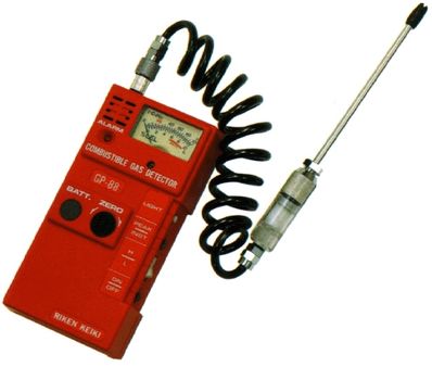 RKI Instruments GP-88AS Sample Draw Dual PPM Scale Combustible Detector, 0 - 500 PPM, 0 - 5000 PPM Hydrocarbons (Toluene) - 73-8501RK