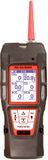 RKI Instruments GX-6000 Six Sensor Sample Draw Gas Monitor, LEL / O2 / H2S / CO / VOC(0-50K ppb 10.6eV / NO2, with Li-ion Battery Pack / 100-240 VAC Charger - 72-6AAK-C