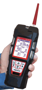 RKI Instruments GX-6100 Multigas Detector, LEL / O2 / H2S / CO / VOC's (0 - 40, 000 ppb PID) with Li-Ion battery pack and 115 VAC charger - 72-61AAXX-C - 72-61AAXX-C
