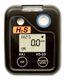 RKI Instruments HS-03 Single Gas Personal Monitor, 0-100 ppm H2S with Alligator Clip and Alkaline Batteries - 73-0062
